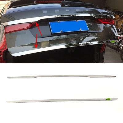 Para Volvo XC60 2018-2022 Chrome Traseiro Porta Traseira Tampa Da Porta Traseira Guarnição Moldagem Tira Da Porta Traseira Guarnição Aço Inoxidável