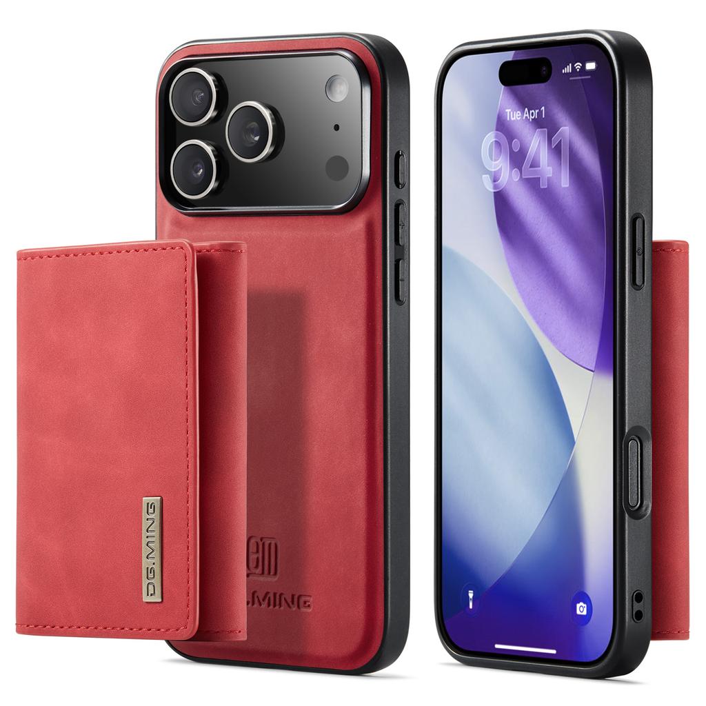 For IPhone 17 Air 16 15 14 Plus 13 12 11 Pro Max XS XR Phone Case 2 in 1 Detachable Wallet Cards Holder Magnetic Leather Cover