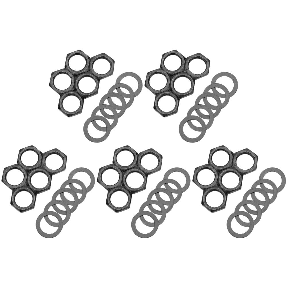 

Комплект прокладок и гаек для бас-гитары 3/8 дюйма (черный) Делавэр