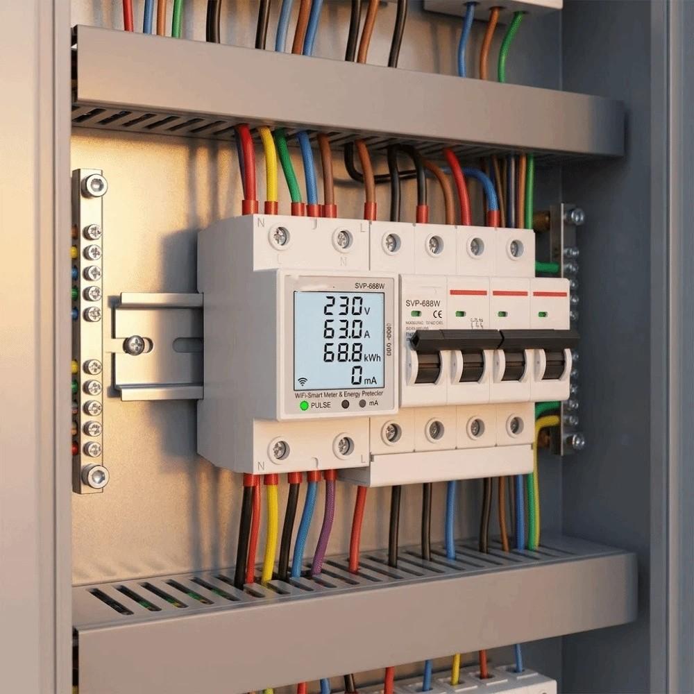 Leakage Protection WiFi Smart Circuit Breaker Automatic Recloser Power Supply Operation