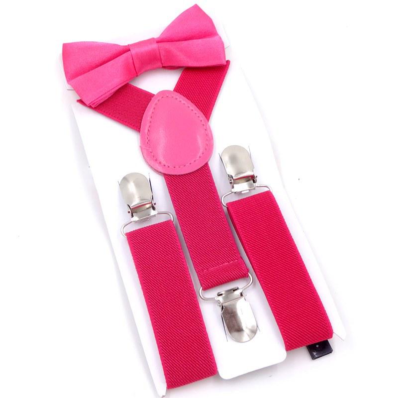 Kinder Mode Hosenträger Set: Trendige Hosenträger und Fliege für Kinderaufführungen