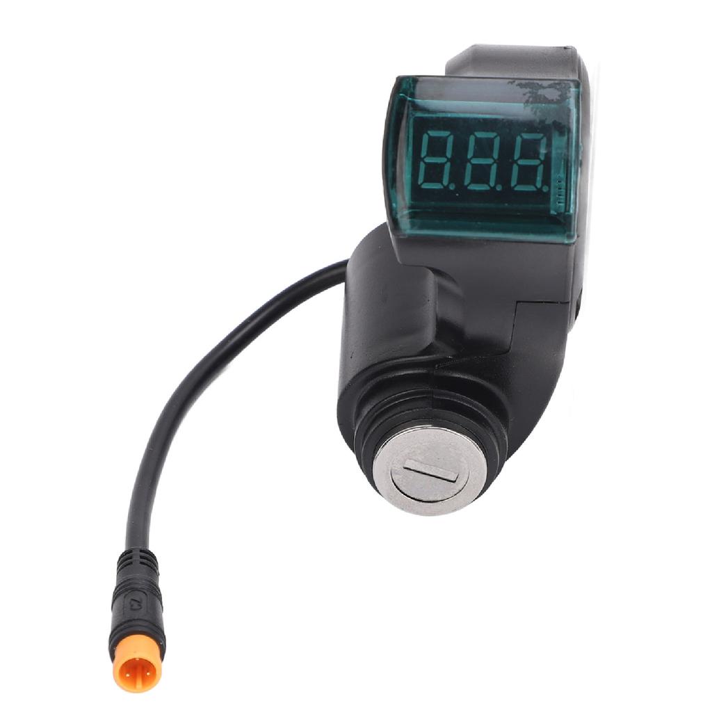 Electric Scooter Handle Switch Lock 3 Pin Waterproof Handlebar Switch Lock with 2 Keys for  M5