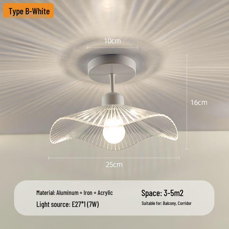 Nowoczesna Minimalistyczna Lampa Sufitowa w Kształcie Kwiatu do Korytarza, Klatki Schodowej, Balkonu lub Foyer