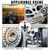3 Jaw Extractor Car Inner Bearing Puller Gear Heavy Duty Automotive Machine Garage Tools Roller Repair Kit Automobile Accessies