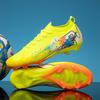 Men Women Soccer Cleats Grass Field Training Match Rubber Sole Breathable Mesh Upper High Top
