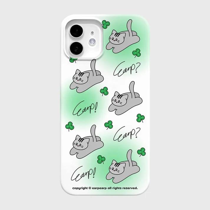 

Роскошный Clmj Корейский милый Чехол-наклейка для телефона для iPhone 17 16 15 14 13 12 11 Pro Max X XS Plus Air Глянцевая пленка Жесткая PC Крышка iPhone 12 mini