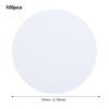 100pcs White Circle Paper Blank Badge Paper Blank Pre-Cut Circles Badge Printer Paper Lightweight Badge Making Paper