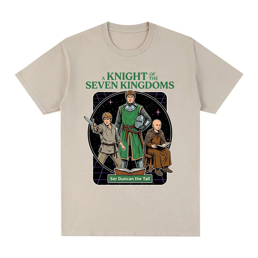 A Knight of The Seven Kingdoms T-Shirt Summer Casual T-Shirts Women/men Cotton  Short-Sleeve Round Neck Graphic Printing Tshirt