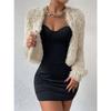 Women's Autumn/winter Cardigan Fur Heavy Industry Fashion Plush Sweater Jacket