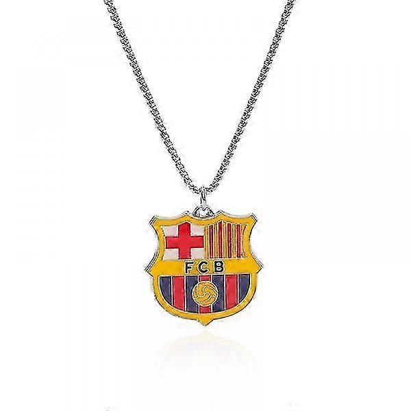 Real Madrid Football Club Crest Embellished Necklace - Show Your Team Spirit SH2