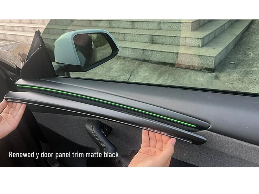 Tesla Model Y Refresh Door Panel Trim Cover - Interior Modification Accessory