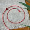 DIY Extremely Fine 1mm String Lucky Beads Anklet Carrying Strap