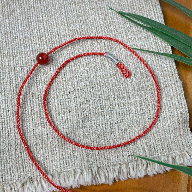 DIY Extremely Fine 1mm String Lucky Beads Anklet Carrying Strap