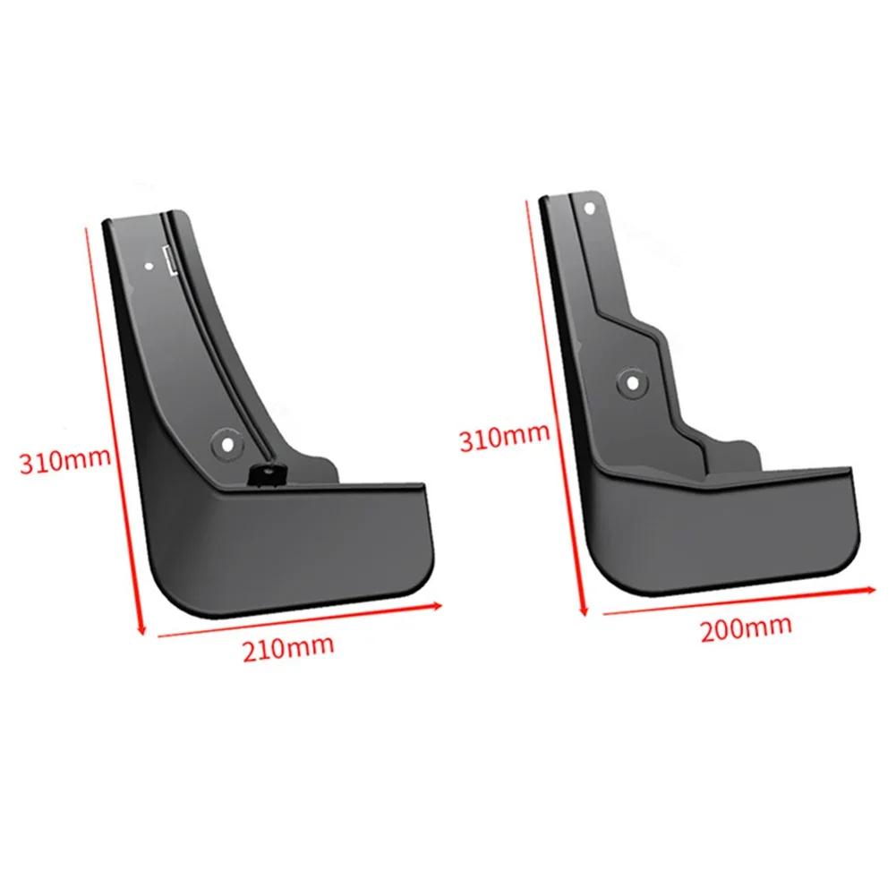 4pcs New Car Mud Flaps Splash Guards Fenders Suitable For Mazda CX60 2024 Black ABS Mudguards High Quality Exterior Accessories