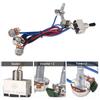 2 Volume 2 Tone 1 Jack 500K Pots 3 Way Switch Wiring Harness for Les Paul LP Guitar