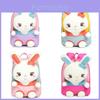 Adorable Cartoon Kids Backpack For School Cute Bunny Detachable Snack Bag