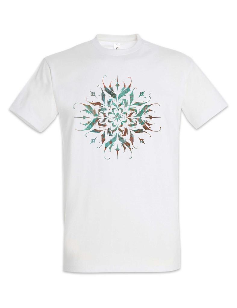 Tattoo Abstract T-Shirt Mens Womens Tees Top Random Abstract Art Colourful Forms Form Old School