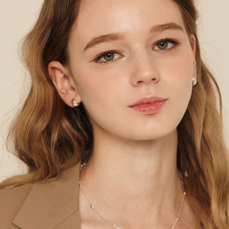 Murmur [925silver]Petit Volume Hoop Earring