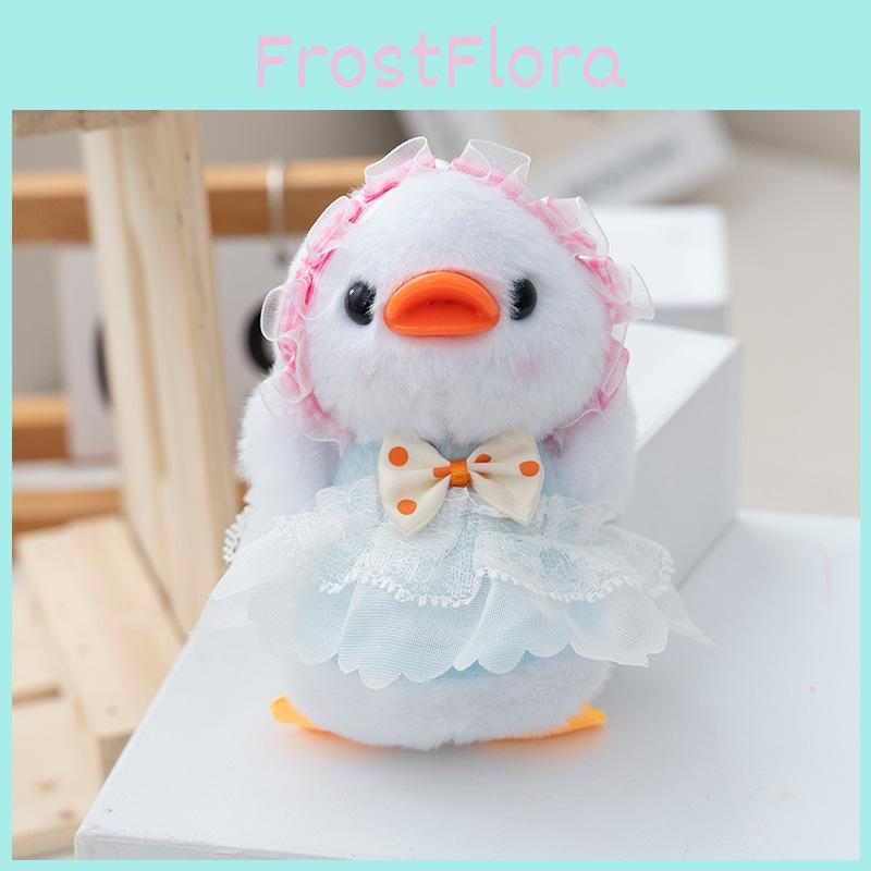 Duck Plush Cute Doll Keychain Toys With Soft Pp Cotton For Kids Decor Gifts