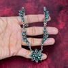 Indicolit Handgefertigte Edelsteinkette, 925 Massiv Sterlingsilber Kette Antikschmuck, Für Verlobungsgeschenk