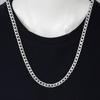 Hip Hop Curb Cuban Link Chains 4mm Gold Silver Color Stainless Steel Chain Necklaces For Men Women Vintage Jewelry Gift XL287-4