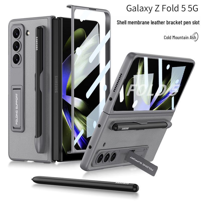 

Ultra-thin Creative Leather Stand Case with Pen Slot for Samsung Z Fold5 Samsung Z Fold 5 [No Pen]