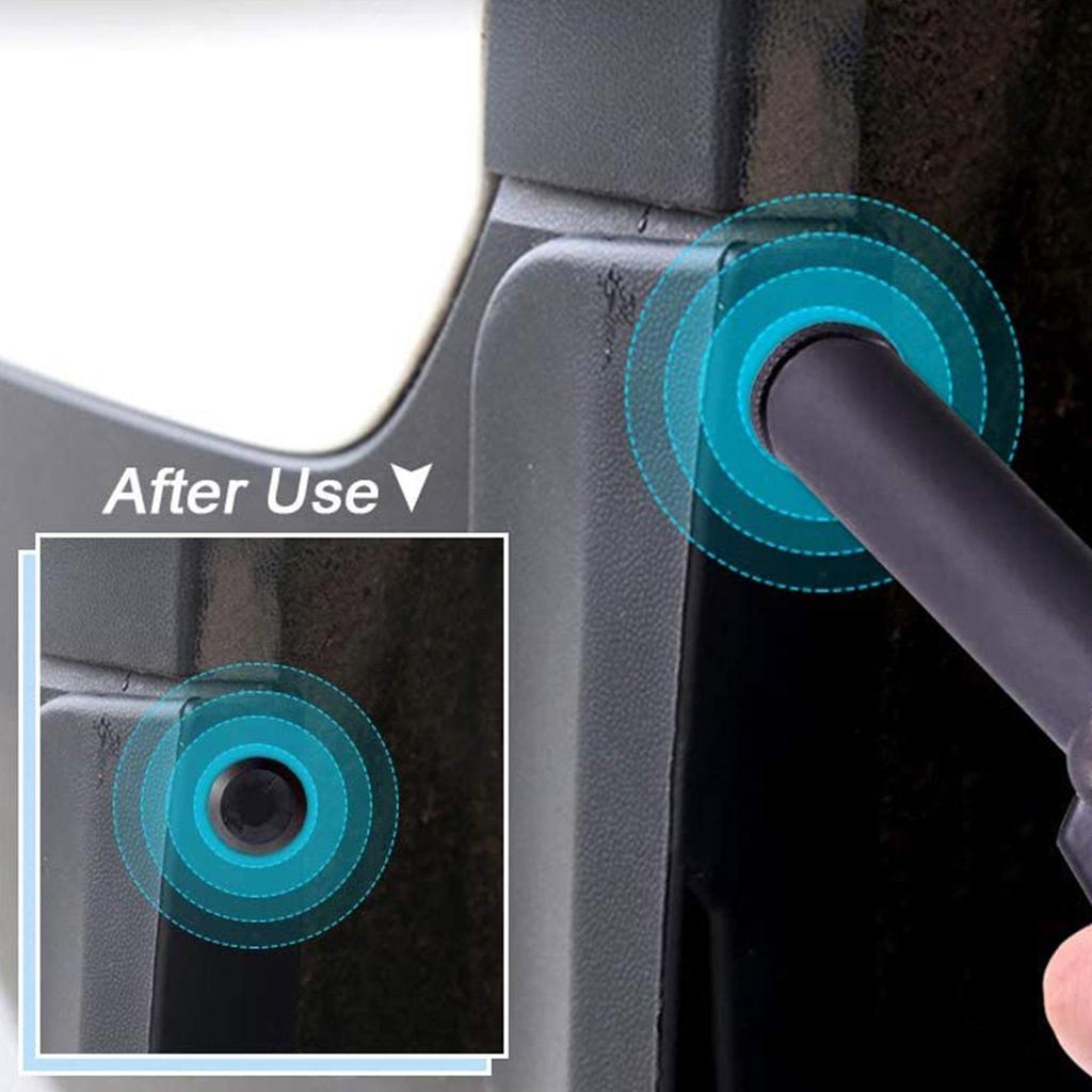 Translucent Meatball Maker Plastic Rivet Gun Poly Hand Riveter Kit For Fastening Door Panels & Automotive Trim