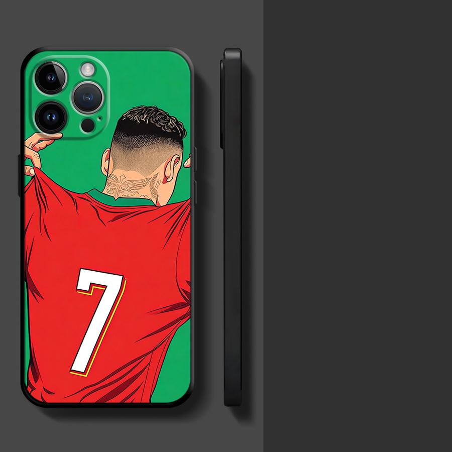 Funda Phone Cover Phone Case for Apple iPhone 17 Pro Max XR XS MAX 12 15 Pro 7 8 17e Air 13 14 16 11 Football Number