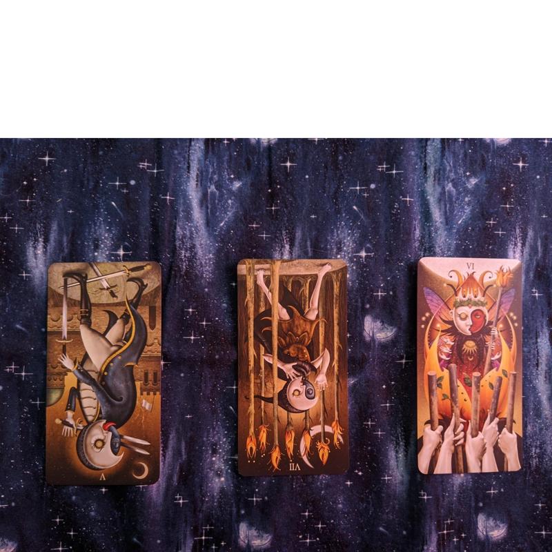 Deviant Moon Tarot Borderless Edition-Karten Tarot-Kartenspiele