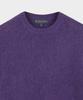 BROOKS BROTHERS Brushed Wool Classic Sweater (Purple) (Bbwrmm4280Tew)