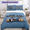 Football Messi Personalized Name Bed Sheet Set Design for Bedrooms Soft Bedding Home Decor Perfect Gift for Women/Men