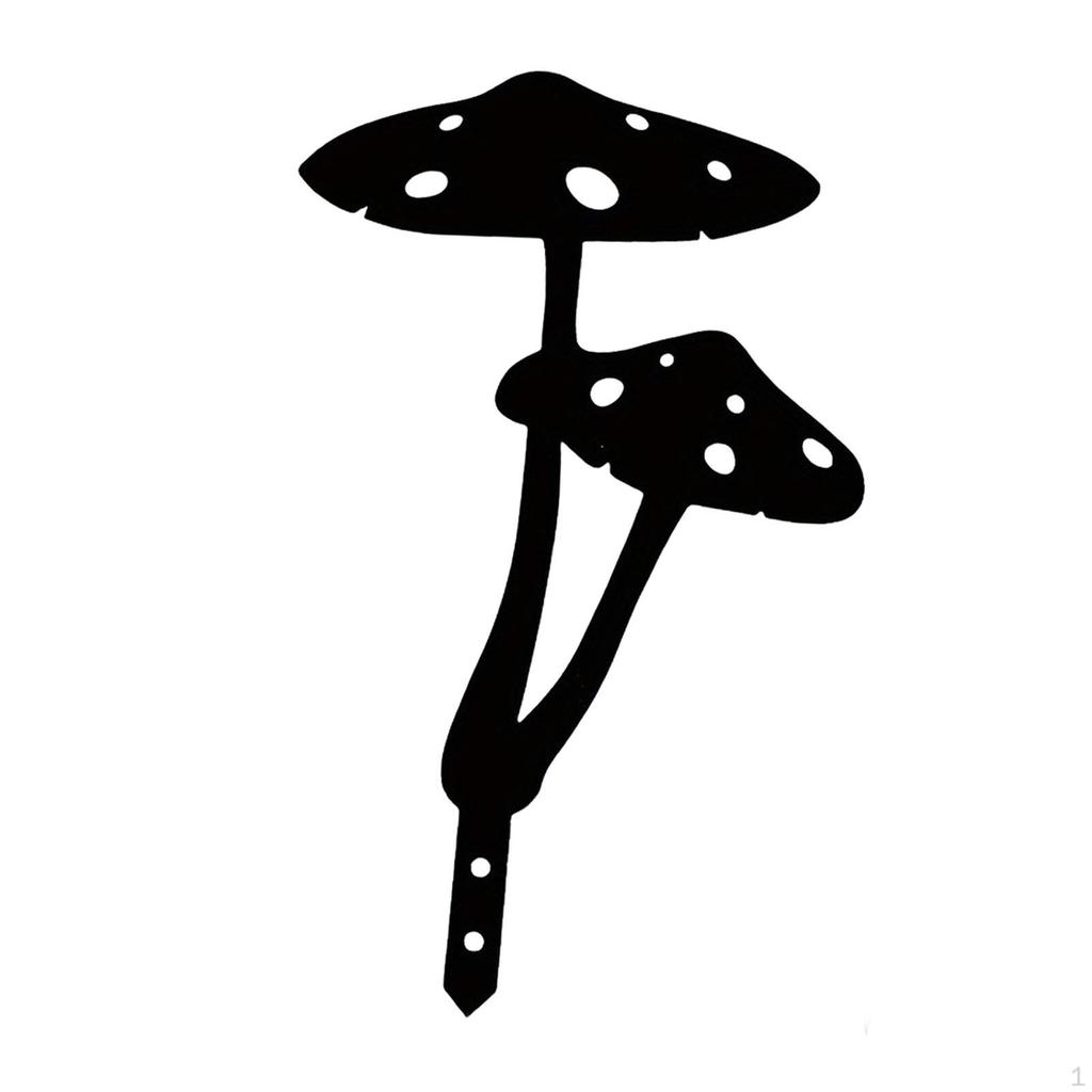 Decor for Garden Iron Ornament Flower Pot Sign Outdoor Space