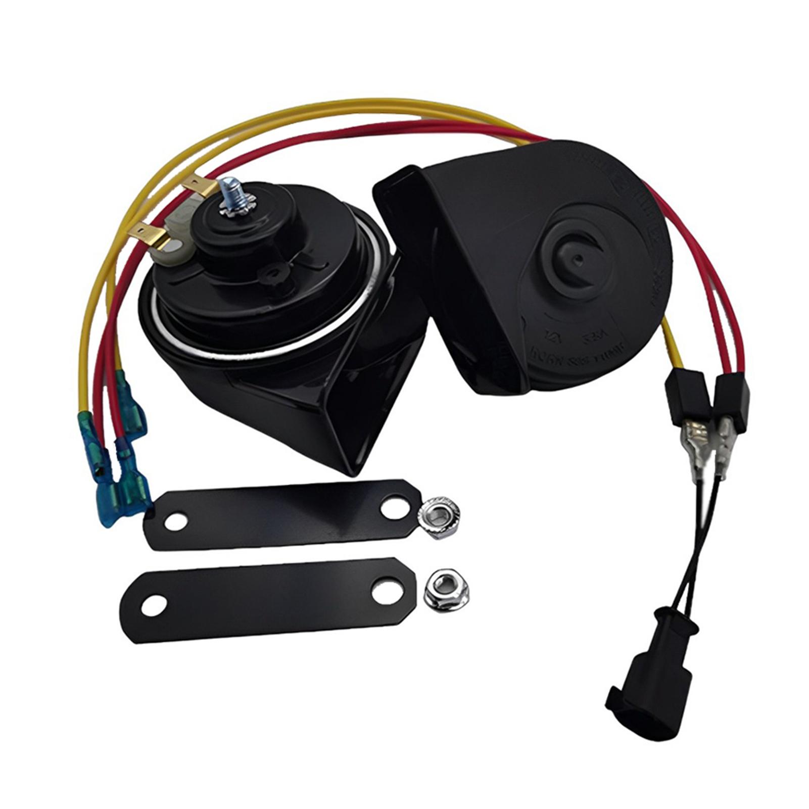 

1Pair Waterproof Snail Horn Horn Snail Horn Car Horn For Focus Kuga Fiesta S-Max B-Max C-Max Loud