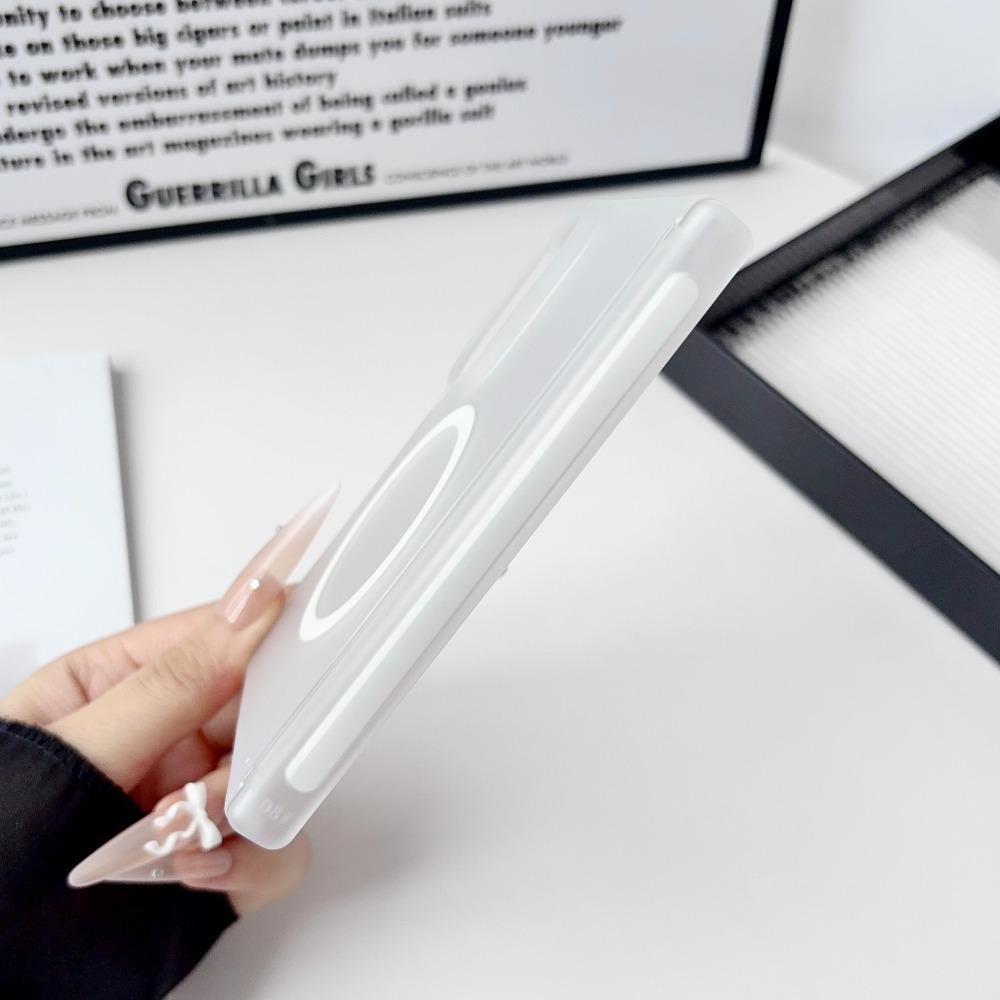 For Magsafe Magnetic Hinge Protection Frosted Transparent Phone Case For Samsuang Galaxy Z Fold 8 Ultra 7 6 5 4 TriFold Cover