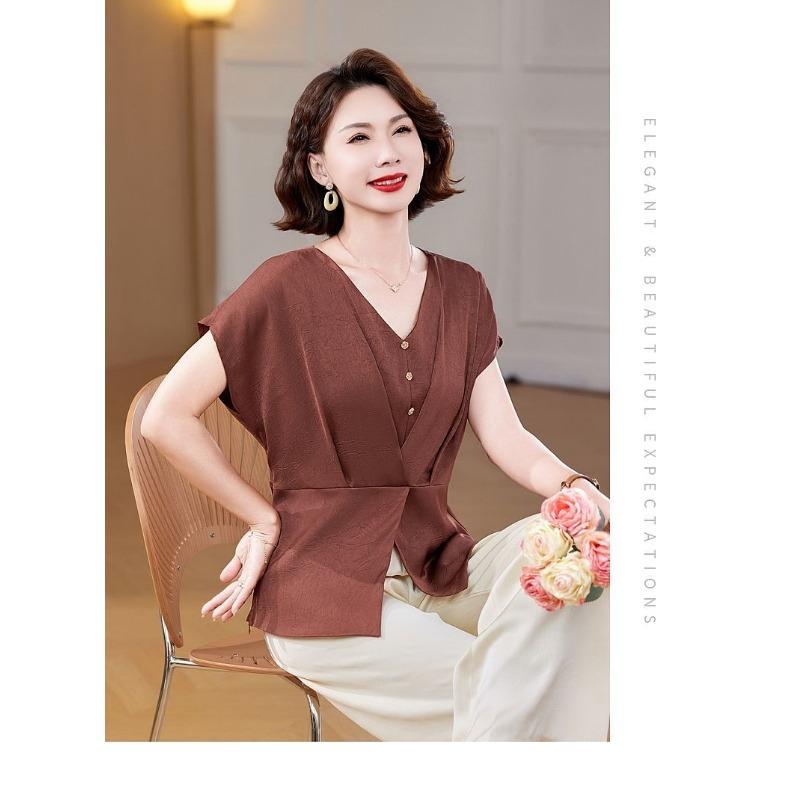 New Summer Clothing Chiffon Shirt Waist Fashionable Women's Tops Fashionable Small Shirt
