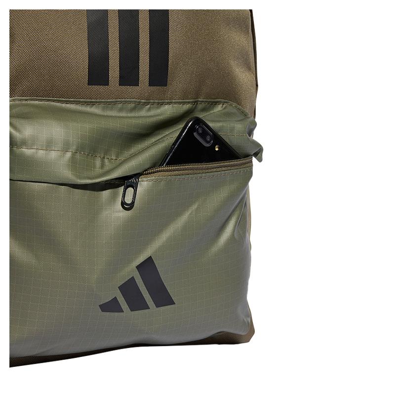 Adidas Recycled Polyester Backpack Unisex Strata Olive Green Adidas lS7042