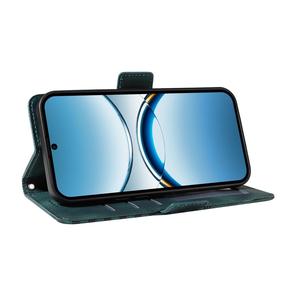 For Oppo Find X8 5G Case PU Leather Phone Cover Rhombus Starry Imprinted