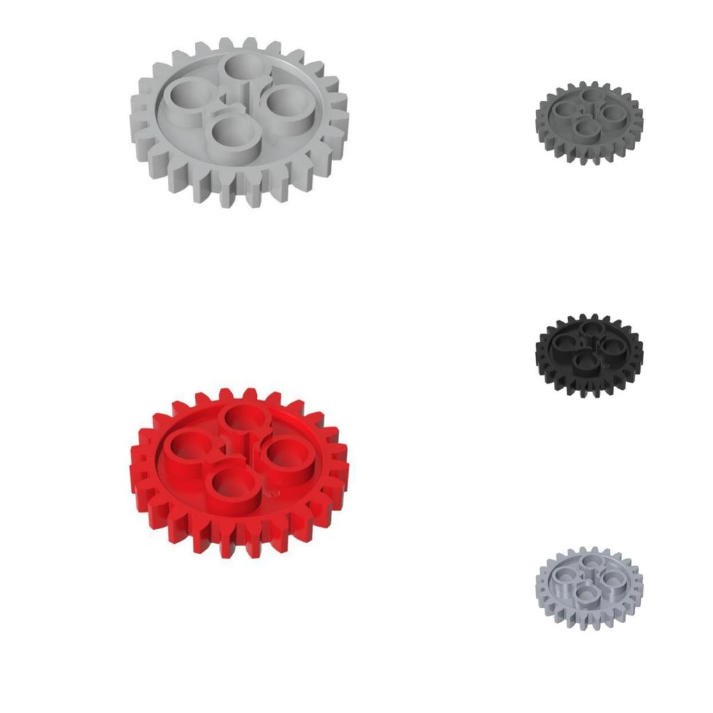10 Stück 3648 24505 Zahnrad 24 Zähne 2. Version Achsloch Bausteine Spielzeug Für Technische MOC Gebäude Steine Kompatibel High-Tech