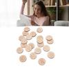 22 Stück Miniatur-Fluch-Affirmationsscheiben Lustige Einzigartige Miniatur-Süße Affirmation Holzdekoration für Familie Freunde Kollegen