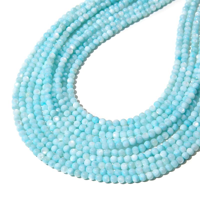 125Pcs Natural Freshwater Shell Beads For DIY Necklace Bracelet Earrings Jewelry Making
