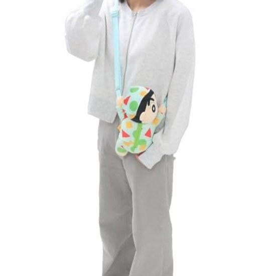 Eskeijapan Crayon Shin-chan Amagurumi Umhängetasche (Stroh)