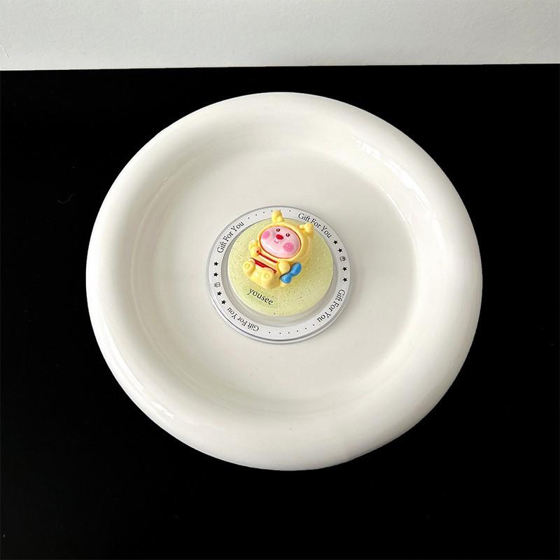Cartoon Cute Little Raccoon Cat Magnetic Suction Phone Airbag Holder Back Sticker Extendable Fun Rotating Decompression Desktop