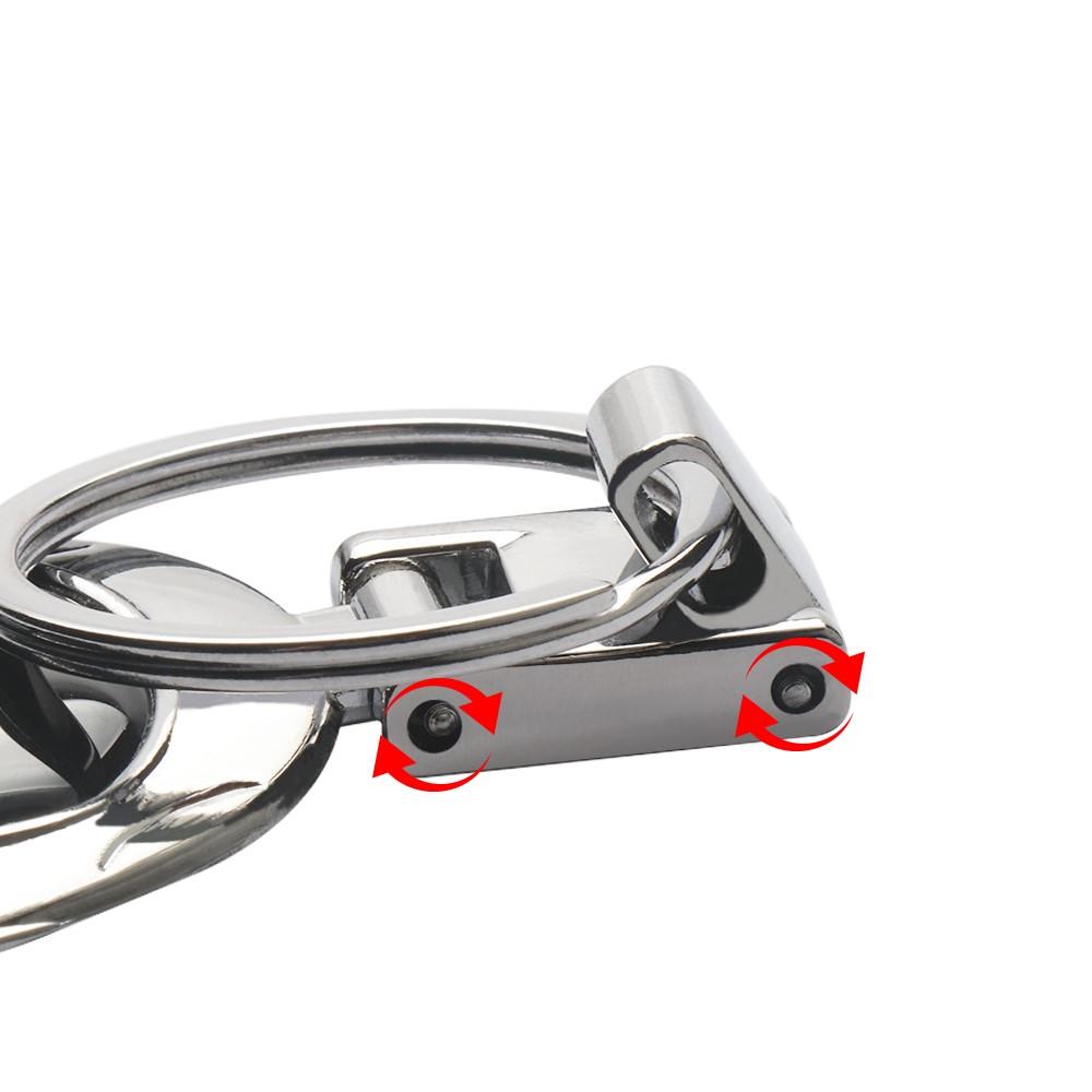 Auto Metalen Sleutelhanger Sleutelriem Cadeau Hanger Sleutelring Sleutelhouder Accessoires Voor Mitsubishi Lancer Asx Outlander Pajero L200 Galant