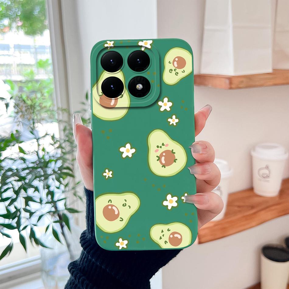 For Xiaomi 15T Pro Case For Xiaomi 17 Pro Max Cartoon Phone Back Cover Full Protection Soft Liquid Silicone Shockproof Bumper