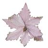 Christmas Tree Flowers - Light Pink Poinsettia Bethlehem Star On a Pick 32 Cm