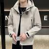 Spring and Autumn Jacket Men's Trend Hooded Jacket Fashion Casual Thin Outdoor Windproof Trendy Brand Top Jacket
