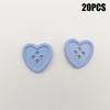 20Pcs/Set Buttons For Needlework Heart Sewing Button For Clothing Diy Accessories Decorative Craft Supplies
