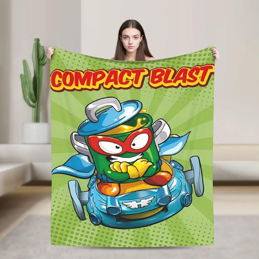 Super Zings Game  Soft Warm Blanket Superthing Travel Plush Throw Blanket Funny Home Decor Flannel Bedspread Sofa Bed Cover