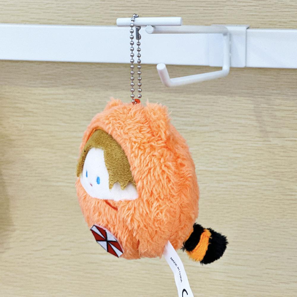 10Cm Biohazard Resident Evil Leon S. Kennedy Plush Toys Cute Soft Stuffed Keychain Dolls For Kid Birthday Christmas Gift