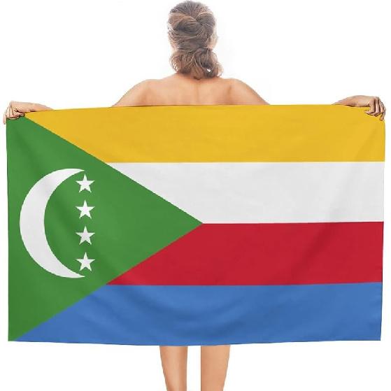 Cuban Flag Beach Towel,Oversized Super Soft Ultra Thin Absorbent Beach Towels for Travel,Quick Dry Double-Faced Pile Towel for Men